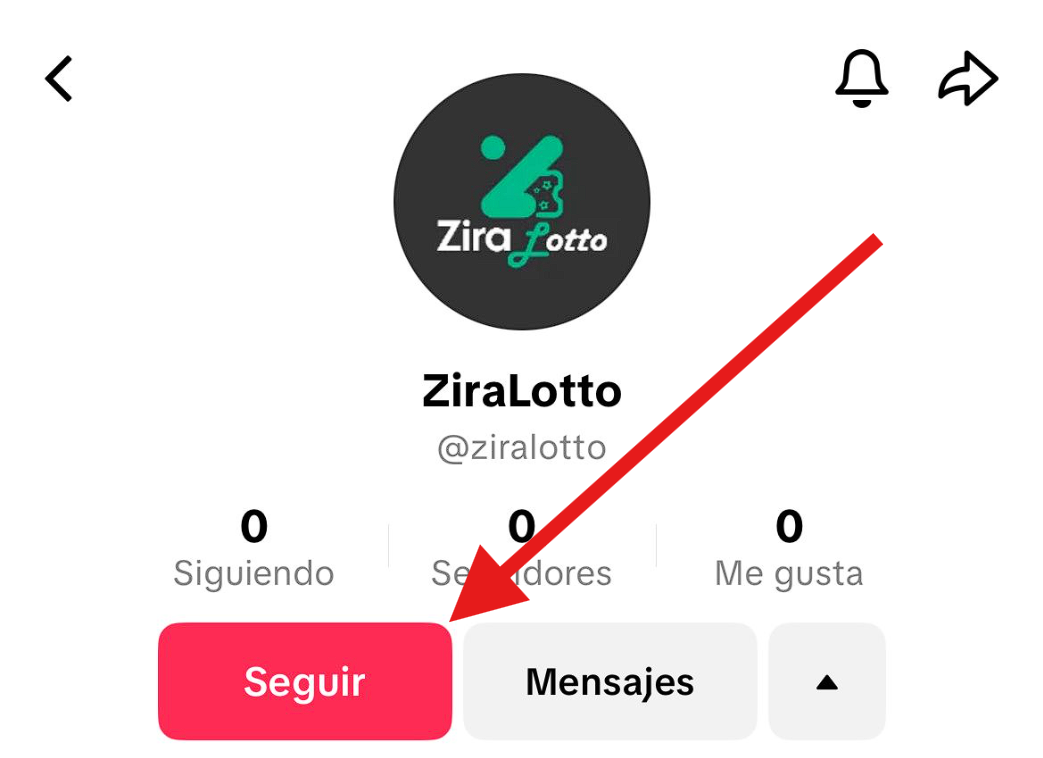 Tutorial para seguir en TikTok